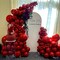 Red Balloons Double Stuffed, Ruby Red Balloon Garland Kit Dark Red Latex Balloons Different Sizes 18/12/10/5 Inch Burgundy Maroon Red Balloon Arch for Birthday Wedding Valentine Day Party Decorations